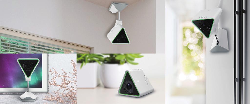 surfaces or environments. You can put the stand away to have the cam hidden, or you can stick it on the fridge or metallic shelf with a magnet holder to easily watch over your backyard.