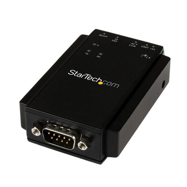 1-Port Serial-to-IP Ethernet Device Server - RS232 - DIN Rail Mountable Product ID: NETRS232 This 1-Port Serial Device Server lets you remotely access and manage an RS232 serial device over a local