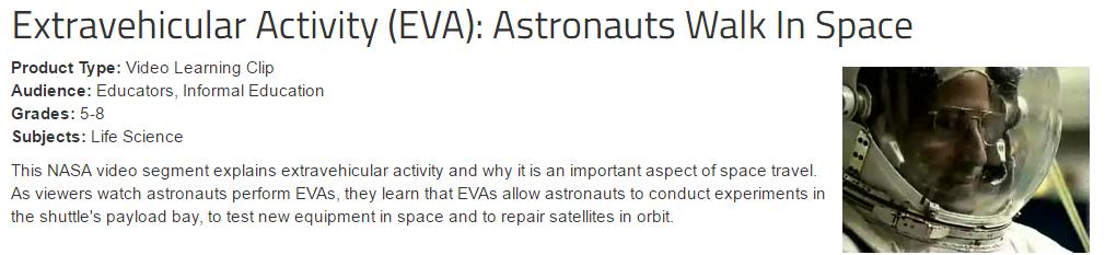 NASA EVA (Extra-Vehicular Activity) office at NASA is working on integrating spacesuit data that stored