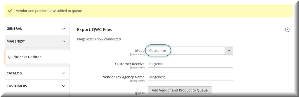 Export QWC Files: There are some sections that admins need to set before starting to use this extension. Option: There are two options to choose, include: Default: sync orders to real customers.