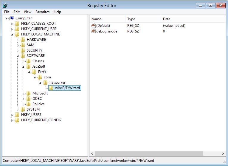 Log Settings Figure 15 WinPE registry key to troubleshoot recoveries 3. Change the Data value in the debug_mode attribute from 0 to 1. 4. Start the BMR Recovery wizard.
