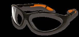 Frame styles F Sporty style, lightweight frame Height and angle adjustable temples Adjustable nylon strap