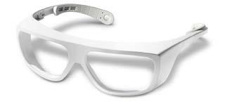 Frame styles F Smoky White Large lens for greater field of view
