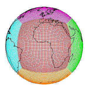 Models with Cubed-Sphere Grids 1) GISS-BQ (NASA GISS) 2) CAM Eulerian (NCAR) 3) CAM FV-isen with isentropic vertical coordinate (NCAR) 4) CSU Model (Colorado State University) 5) GEOS FV