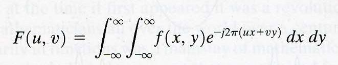 Two Dimensional Fourier