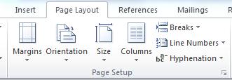 2. The Page Setup box will appear. Click on the Layout tab at the top. 3. In the Vertical Alignment box, click Center from the drop-down box. 4. Now center-align your text.