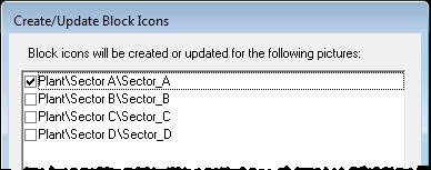1. Mark the Plant folder, right-click and select "Plant Hierarchy" and then "Create/Update