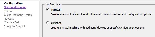 4. On the Name and Location page, enter a Name for the virtual machine (e.g., BarracudaNGFirewallVF50) and then click Next. 5. 6.