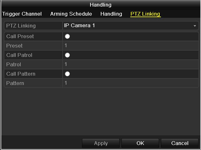 Figure 8. 6 Set Arming Schedule of Alarm Input Choose one day of a week and Max. eight time periods can be set within each day, and click Apply to save the settings.