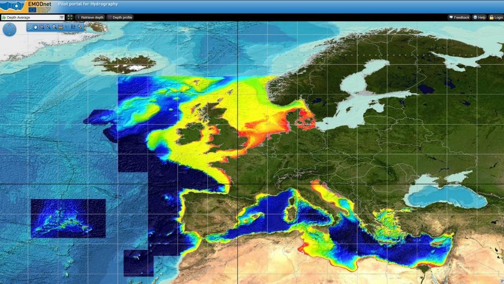 EMODNet Bathymetry " Ongoing in 3 consecutive projects since 2009 with expanding consortium (at present >30 partners) " Consortium consisting of bathymetric and IT experts and data providers from