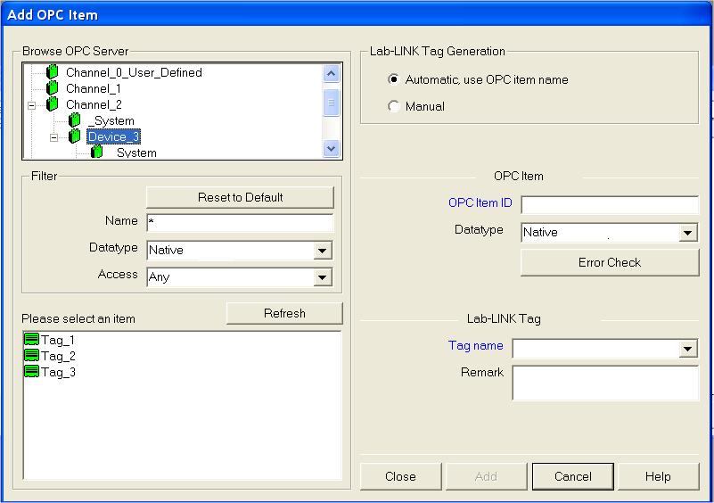 OPC Client Module Comply with OPC DA standard Can connect to third party