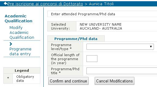qualification in Italy, which is NOT eligible for PhD Application.