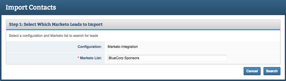 Importing Contacts If you need to get your Marketo contacts into Cvent, you can perform an import. This allows you to keep your records up-to-date in both Marketo and Cvent.