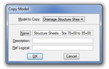With the newly copied model selected with the Models dialog, select the Edit Model Properties