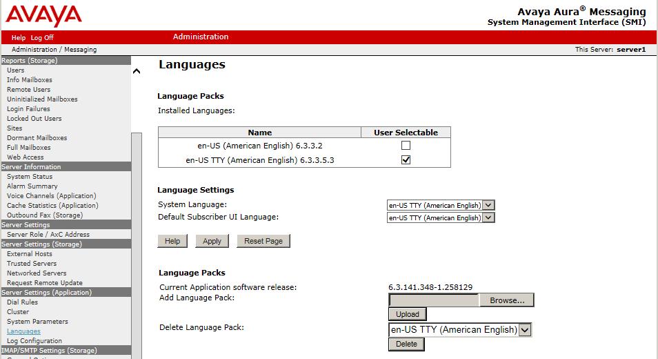 7. Configure Avaya Aura Messaging In Avaya Aura Messaging, there are two ways to test the iptty solution. One is to make users as iptty compatible. The other is, creating a site for iptty.