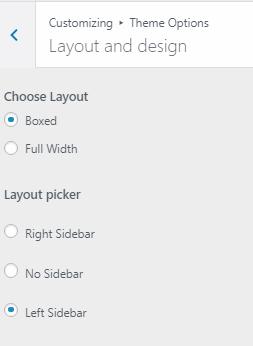 1.1.2 Slider Options: For Slider