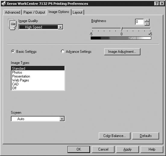 4 Operation with Windows 2000, Windows XP and Windows Server 2003 Status The printer status can be monitored using the Bi-Directional Communication Window, displayed by selecting the [Printer Status]