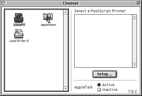 5 Operation on Macintosh Computers 7. Confirm the Install Location for the [AdobePS Components] folder and change it if necessary, then click [Install]. Installation begins. 8.