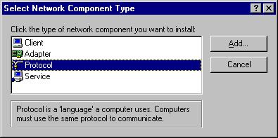 Appendix A TCP/IP Configuration for Windows 95/98 This section introduces you how to install TCP/IP protocol into your personal computer.