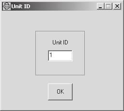 SET To enter the MDA unit for which you want to assign or modify settings, click Edit on the CM9760-MDA SETUP dialog box and then click Unit ID. The Unit ID dialog box, Figure 20,