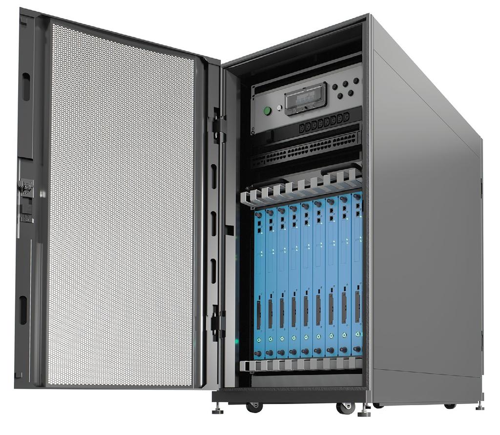 SYSTEM BUILDING BLOCKS CABINET Removing the need for fans or air conditioning, Iceotope s cooling platform uses best-in-class enclosures to effectively remove heat from the server components.
