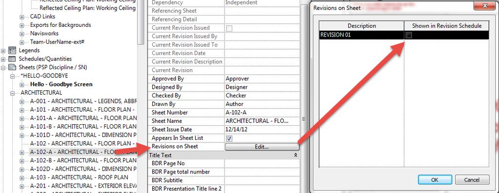 Adding Last Revision (Single Sheet) If you are just needing to add a single revision to a sheet then you can do this on the sheet without having to building a cloud or tag.