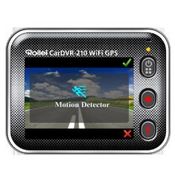 Motion Detector Setup When car's engine stops and motion is detected, Rollei Car-DVR will automatically records videos till no motion is