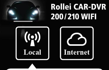 Wireless & APP Operation Before inital using wirless connections, download and install APP [Rollei Car-DVR] from Google Play Store and Apple Store.