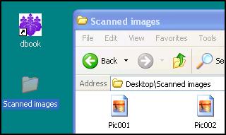 Make sure that the images are saved as color images. Place the pages of the textbook into the scanner.