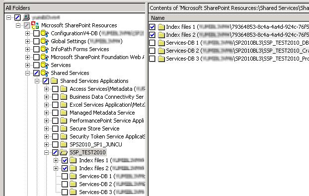 Performing backups and restores of SharePoint Server and SharePoint Foundation About restores of SharePoint Server and SharePoint Foundation 89 To restore the SharePoint Search Service Application 1