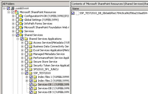 Performing backups and restores of SharePoint Server and SharePoint Foundation About restores of SharePoint Server and SharePoint Foundation 90 7 Choose Actions > Restore.
