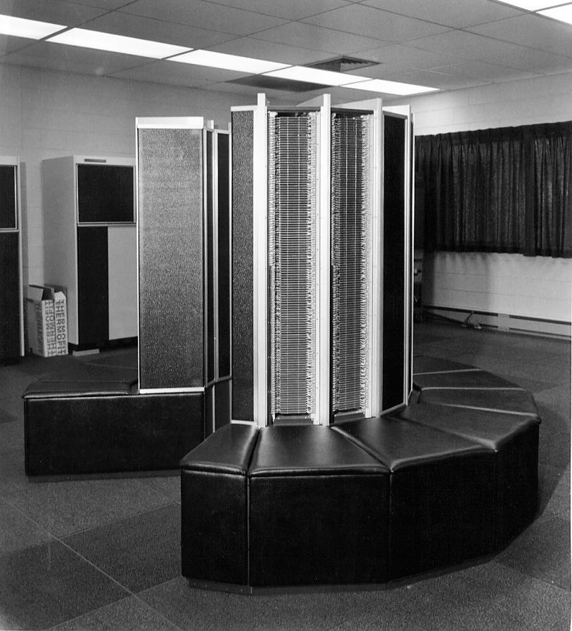 1.7 Historical Perspective and Further Reading 1.7-7 FIGURE 1.7.4 Cray-1, the first commercial vector supercomputer, announced in 1976.