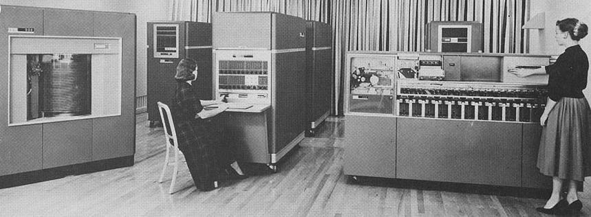 1954. The IBM 650 was the world s first mass-produced computer, with the company selling 450 in one year.