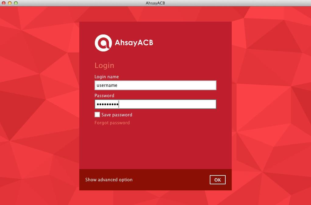 3 Login to AhsayACB / AhsayCBS User Web Console Login to AhsayACB 1. Double-click the AhsayACB icon to launch the application. 2.