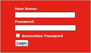 Step 4 Enter Username And Password Figure 1.4 Enter username and password Enter Username Enter Password Login Button 1 Enter Username and Password.