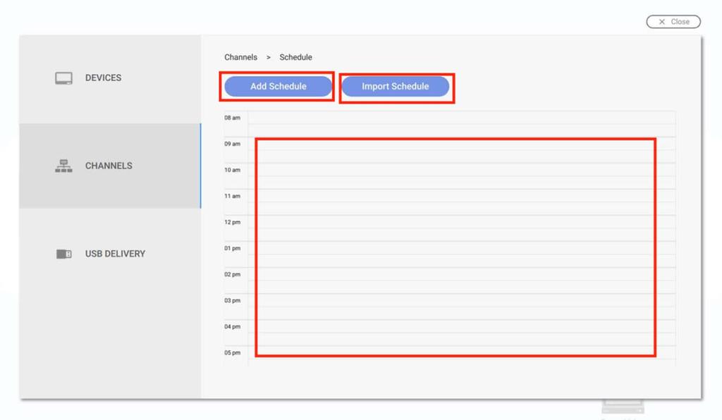 You can also double click the time table to create it based on the time you choose.