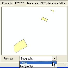 shp shapefile in the catalog tree on the left side of the ArcCatalog window.