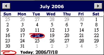 FORMAT: Choose the format for date display from the three options: Y-M-D, D-M-Y and M-D-Y.