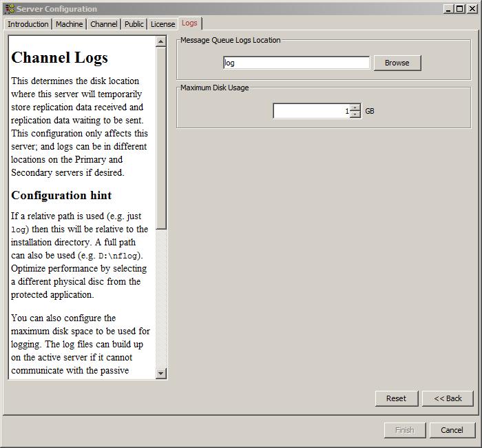 Chapter 3 Managing vcenter Server Heartbeat Configuring Logs vcenter Server Heartbeat allows you to change the default location of logs used for storing data in the queue.