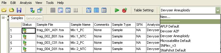 2.9 Using the GeneMapper report format (only in GeneMapper versions 3.7-4.