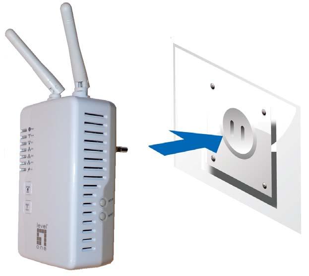 Connecting the HomePlug Adapter It is easy to connect PLI-3411 simply by performing the following instructions: Power