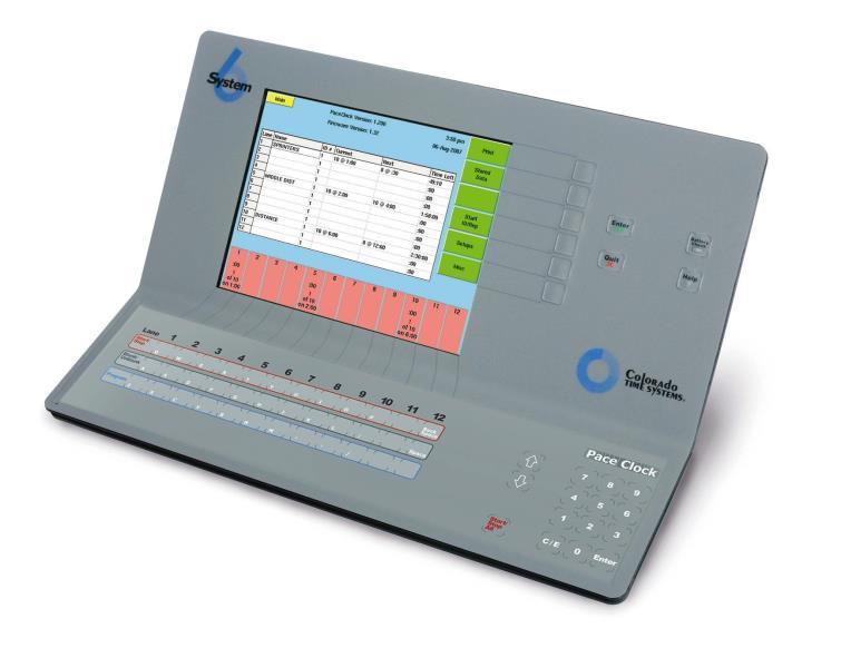 Pace Clock For the System 6 Sports Timer Software User Guide