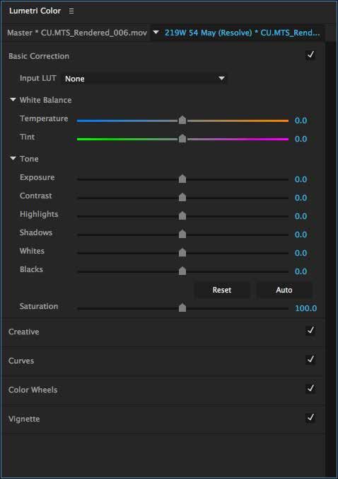 Color Correction Color correction has its own workspace in Premiere Pro. If you re in the default Editing workspace you should see a bar at the top showing the different available workspaces.