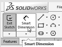Inside the graphics window, click once with the right-mouse-button to bring up the option menu. 6. Choose Select to end the Rectangle command. 7.