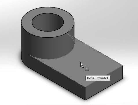 3-20 SOLIDWORKS 2016 and Engineering Graphics Creating a Hole with the Hole Wizard The last cut feature we created is a sketched feature, where we created a rough sketch