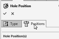 With the Hole Wizard, the hole feature does not need a sketch and can be created automatically.
