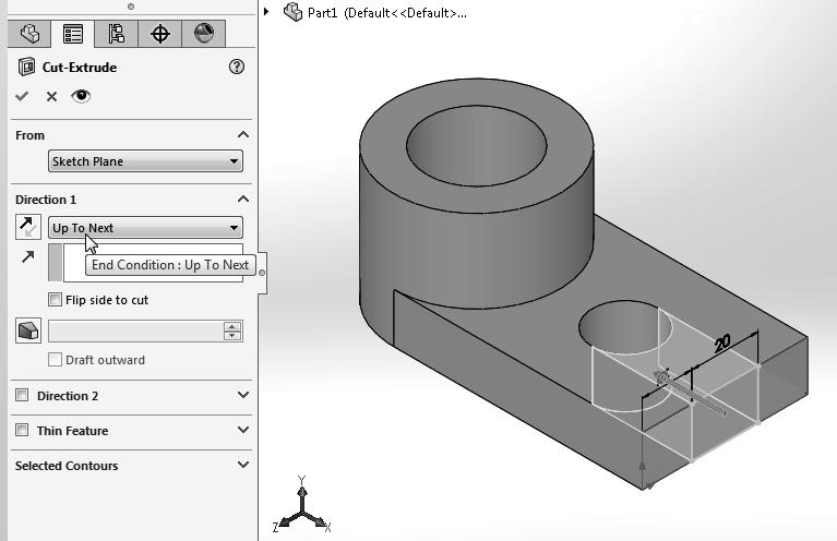 3-24 SOLIDWORKS 2016 and Engineering Graphics 6. Click once with the left-mouse-button on the Exit Sketch icon on the Sketch toolbar to exit Sketch option. 7.