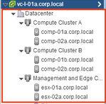 For a cluster design such as this, you might have two VDSs called Compute_VDS and Mgmt_VDS.