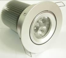 ⅱ.. 2.5 inch Downlight (3*3W) Parameter: Model: HS-DL25-10W (with lens) Color of the housing: sand silver color.