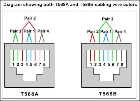 Use the preceding table and diagram to create a T568B patch panel